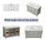 Meuble-lavabo simple 48 po avec plateau en pierre reconstituée-92757344
