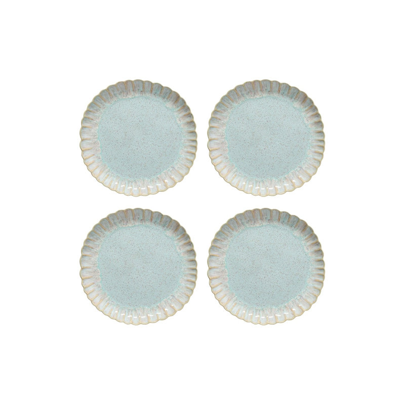 Mallorca Stoneware Dinner Plate, Sea Blue