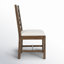 Chaise rembourrée en bois massif Kinston