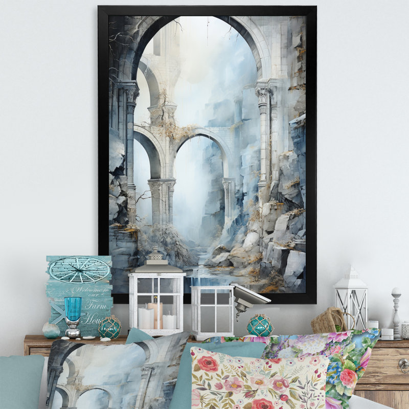 Imere Grey Bridge Ethereal Overpass I, Cadre photo noir, H 20 po x l 12 po x P 1 po