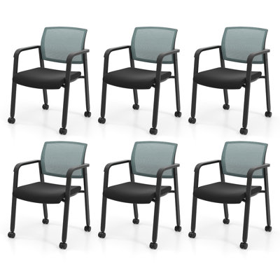 6 chaises de conférence PCSC empilables