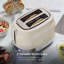 Swan  Retro 2 Slice Toaster with 6 Browning Levels for Toast, Bagels, Breakfast Muffins Defrost/Reheat/Cancel, Hidden Cord Storage, Non-Slip Feet, 930W-129020964