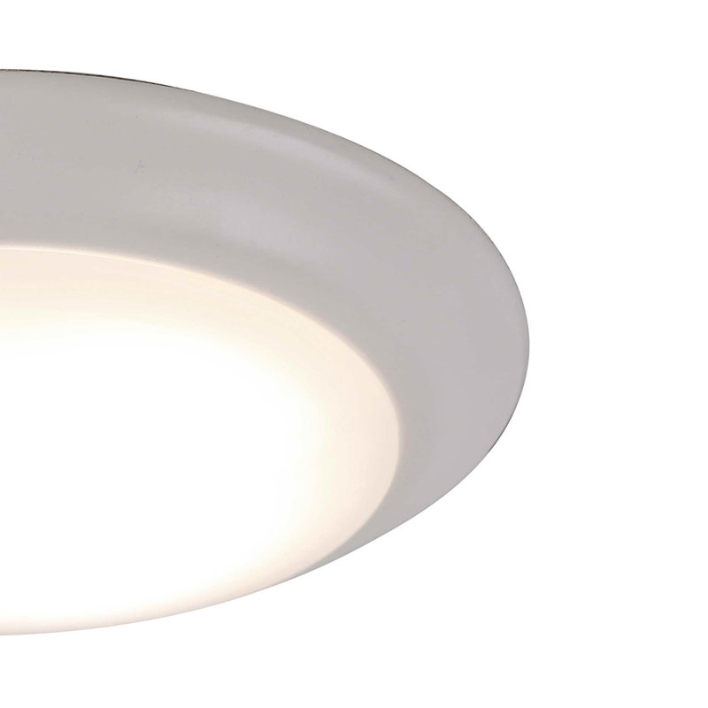 Luminaire DEL encastré en acrylique blanc
