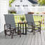 Ensemble de 2 chaises berçantes confortables pour la détente et le confort, parfait pour les espaces de patio et de terrasse