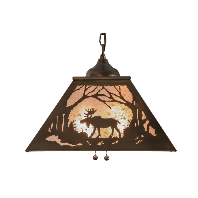 2 - Light Antique Copper Unique/Statement Pendant