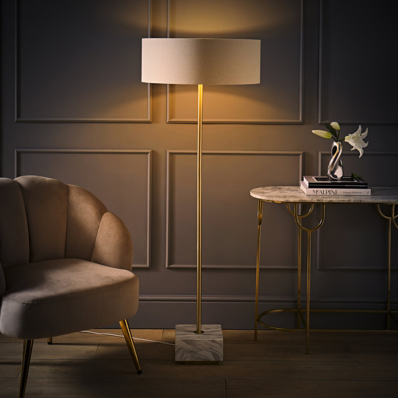 150.5cm Gloss Traditional Floor Lamp