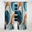 Campbell - Abstract Marble Marble Blackout Curtain - 1 Panels-2115022797