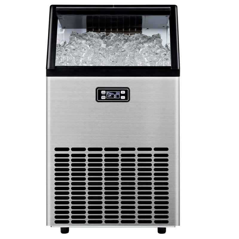 Simzlife 100lb. Daily Production Cube Freestanding/Under Counter  Commercial Ice Maker