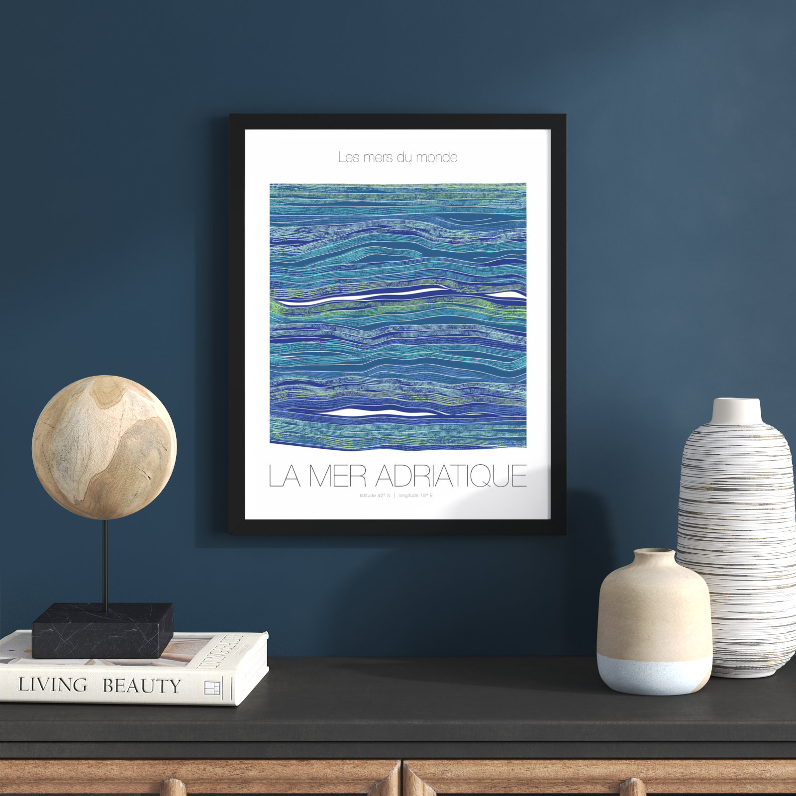 Adriaique by Jacques Pilon, 20" H x 16" W x 1.25" D