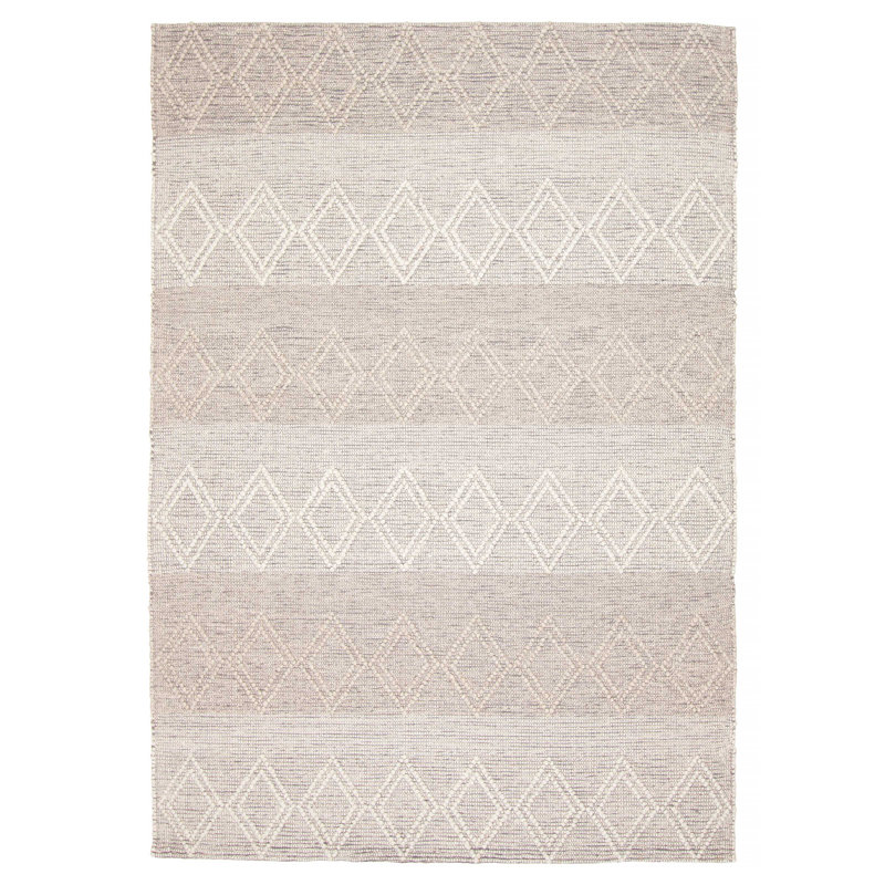 Tapis gris rectangulaire unique de 6 pi 1 po x 8 pi 8 po Brishae