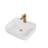 Modern Bathroom Ceramic Basin - White, Easy To Clean And Maintain Sink With A Scratch- Surface-107916580