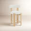 Saralisa Boucle And Wood Counter Stool-1840367639