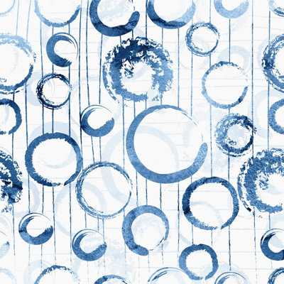 «Rains Circles», reproduction d'art sur toile tendue