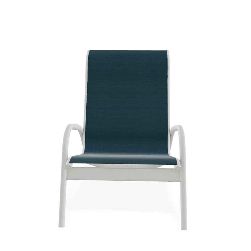 Gardenella Patio Chair, Teal Sunbrella®, Snow