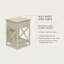 Table de bout Bush Furniture Key West - table d'appoint transitionnelle avec tiroir et tablette de rangement