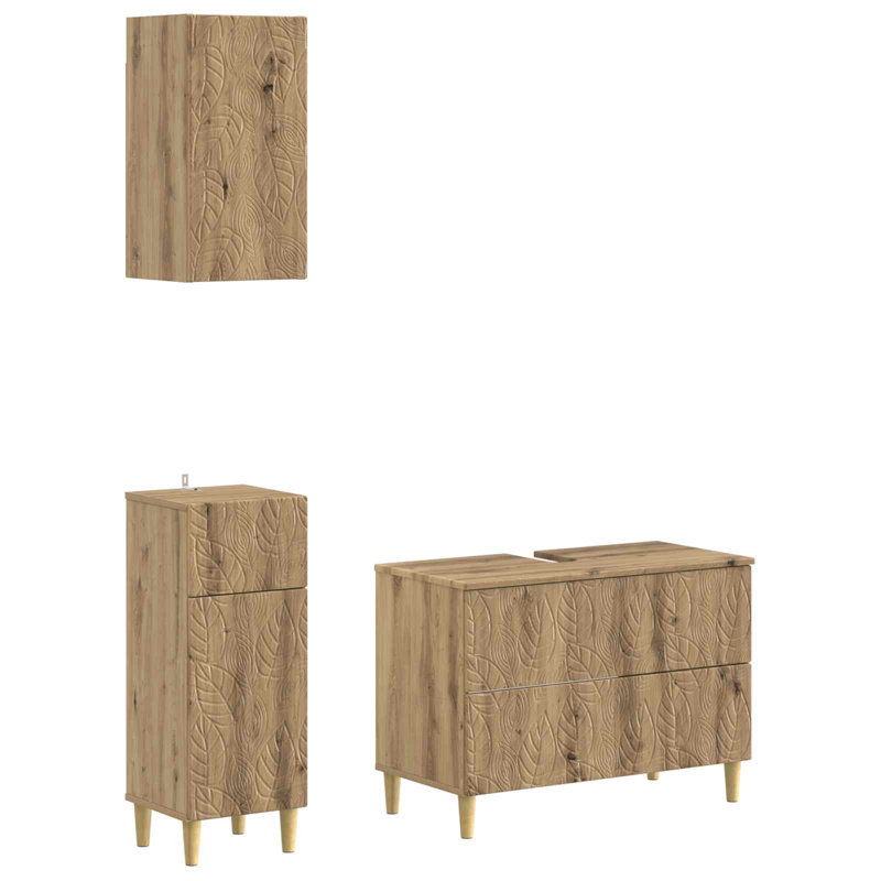 Bathroom Storage Furniture Set, Artisan Oak