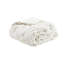 Ensemble de housse de couette en chenille de coton 3 pièces très grand / très grand en blanc, avec 2 taies décoratives, fermeture à boutons, attaches de coin, lavable à la machine, attrait élégant-122450265-122450263
