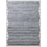 Wool Striped Area Rug