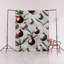 Tapis décoratif moderne beige à motif d'arbre et d'ornement sur le thème de Noël-1633402811