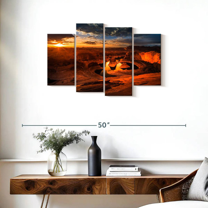 Alvord Reflection Canyon Sunrise, H 22 po x l 36 po