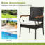 Blanchester Patio Dining Armchair with Cushion