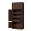 Garde-manger avec 6 portes et tablettes coulissantes