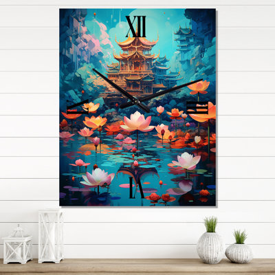 Haracha - horloge murale art asiatique