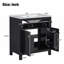 30-Inch Bathroom Vanity With Ceramic Sink-904124277