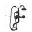Duppstadt Mixer Shower with Handheld Shower Head