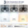 Outdoor Caged Ceiling Fan With Led Light For Patios,Plug in Ceiling Fan with Remote