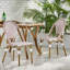 Chaises d'extérieur en polyuréthane et aluminium pour l'extérieur, ensemble de 2