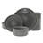 Gibson Elite Solana Coast 12 Piece Stoneware Reactive Glaze (Service for 4) Ceramic Plates and Bowls Modern Shape Embossed Dinnerware Set-112297025