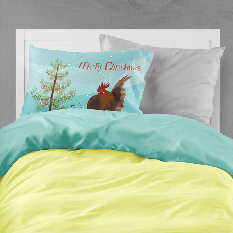 Taie d’oreiller de noël en serama de poulet malaisienne