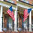 Multi-Position Flag Pole Mounting Bracket with Hardwares - Made of Aluminum - Strong and Rust Free - 1" Diameter (Black)