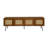  NTC Mossic TV Media Cabinet, Entertainment Center with Natural Rattan, Metal Legs, Modern Storage Console for Living Room and Bedroom, Effortless Assembly-1311648043-1339120932