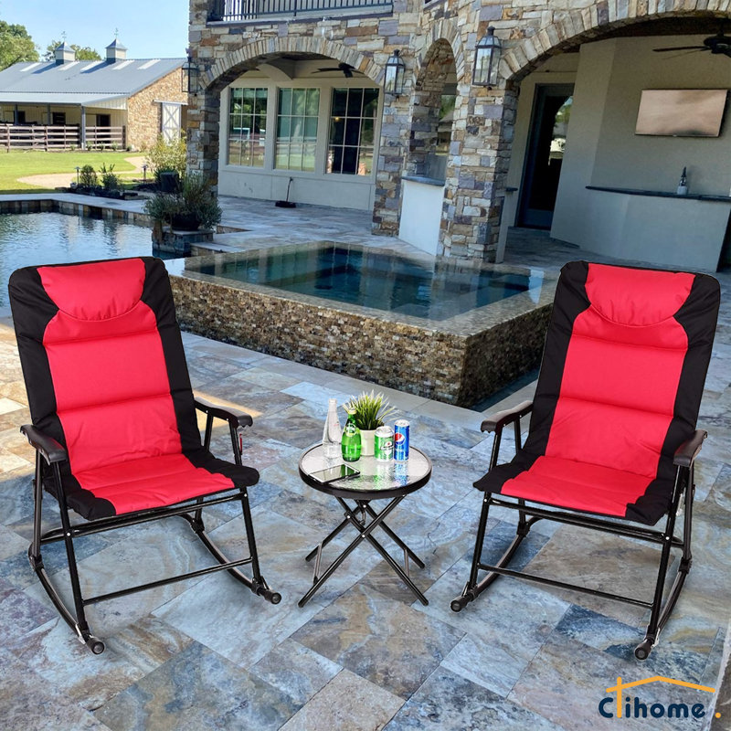 2 - Person Patio Conversation Set with Cushions