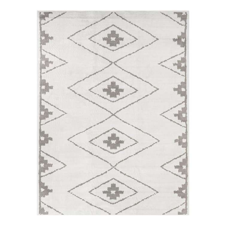 Latitude Run® Vefsna Nikolis Rug Ivory