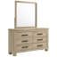 Commode 6 tiroirs avec miroir Sansome