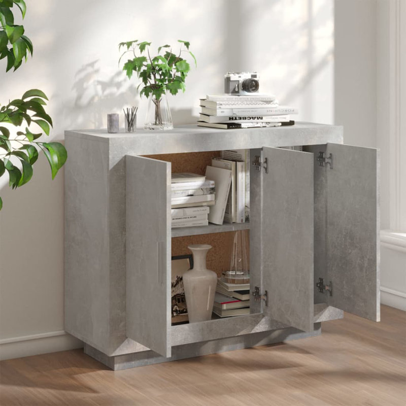 Jahmauri 92cm Sideboard, Concrete Grey