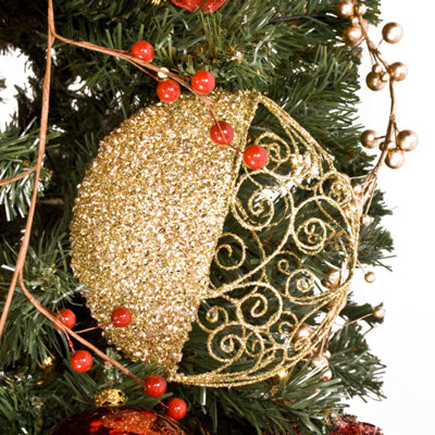 15cm Metal Holiday Shaped Ornament