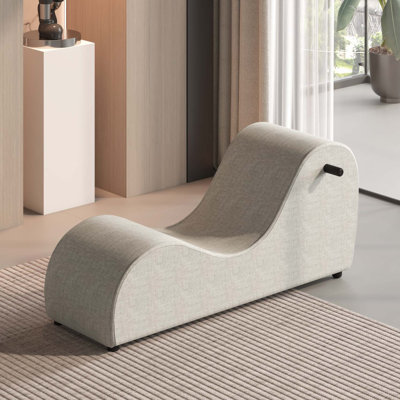 Yoga Chair, Chaise Lounge Chair Indoor,ergonomic Chaise Lounge Chair With Handle,chair Yoga For Stretching, Relaxation,used In Bedroom,living Room (gr by Inbox Zero