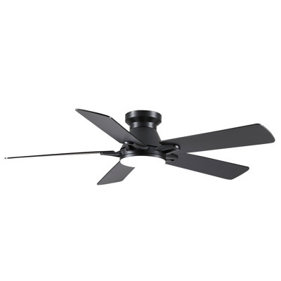 52" Ceiling Fan With Led Light Kit And Remote Control