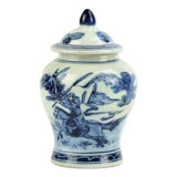 Handmade Porcelain China Ginger Jar