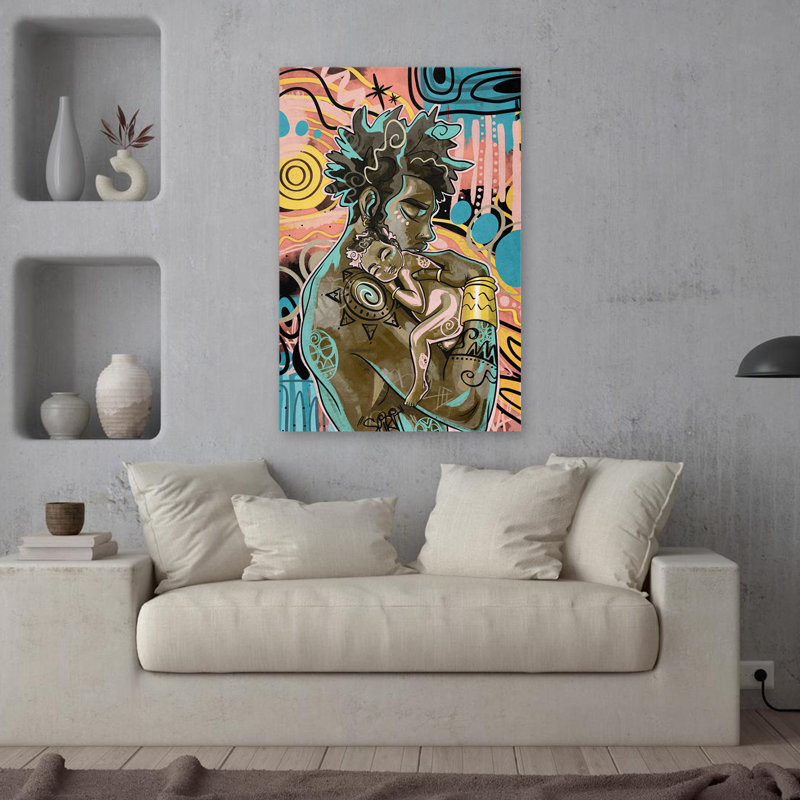 The Brightest - Multicultural Figurative Art, 36" H x 24" W