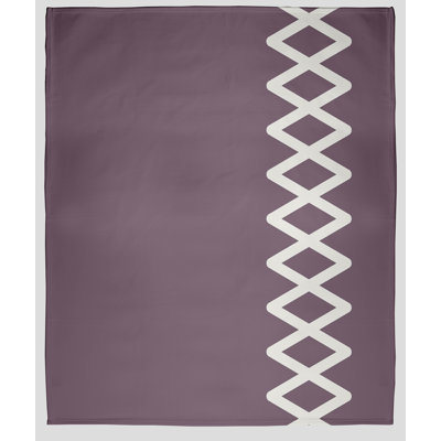 Couverture polaire à fermeture à glissière