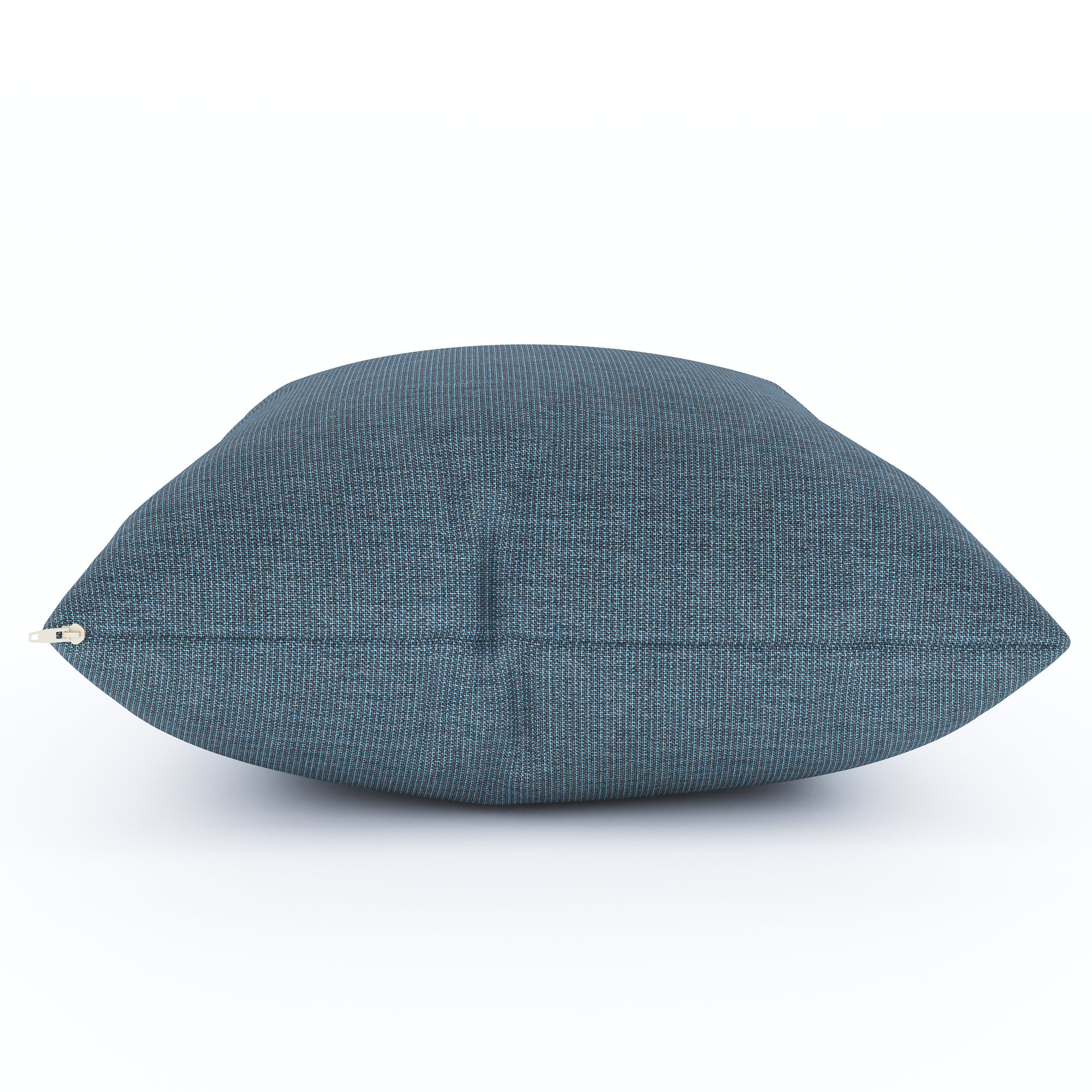 Indoor/Outdoor Throw Pillow, Spectrum Denim Sunbrella® Plainweave, Square 24"
