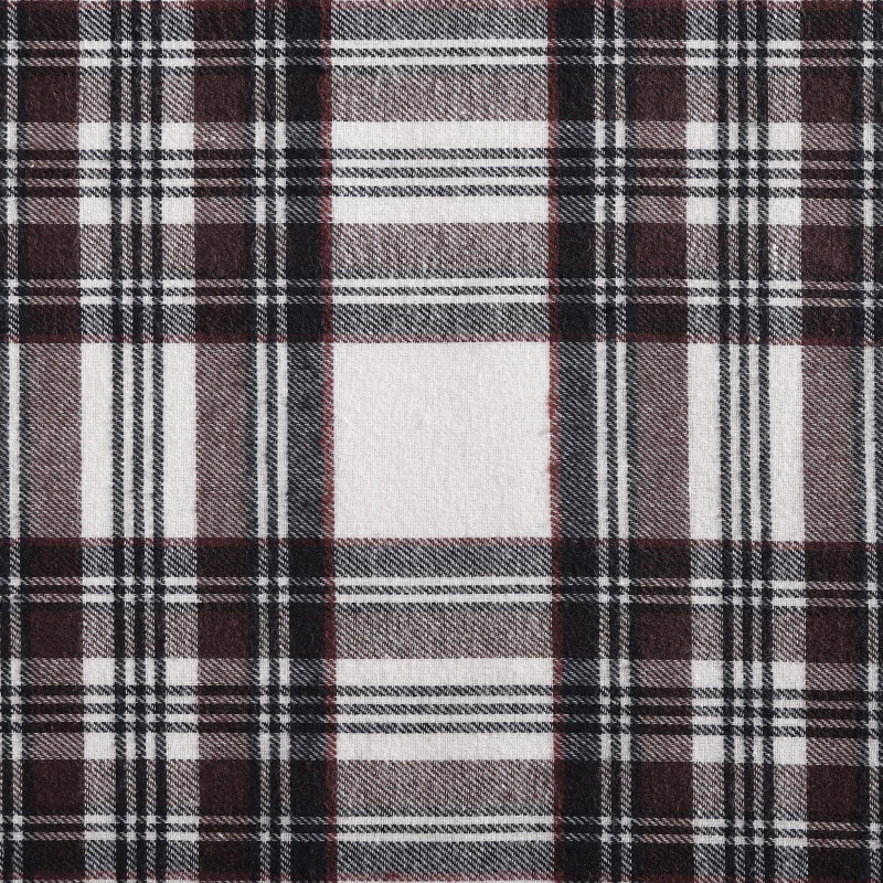 Eddie Bauer Edgewood Plaid Flannel/Sherpa Throw Blankets, Khaki