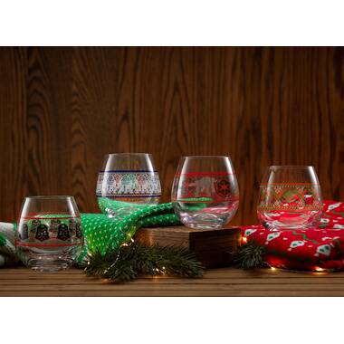 JoyJolt Star Wars 10-fl oz Glass Clear/Green Goblet Set of: 2 in the  Drinkware department at