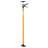 Adjustable Steel Support Pole System with Non-Slip Pads, Orange (2-Pack)