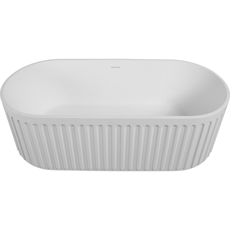 67" Freestanding Solid Surface Bathtub
